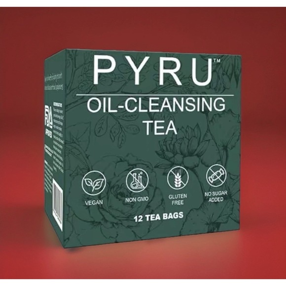 Pyru Other - Pyru Oil Cleansing Tea - Herbal Cleansing Tea - Liver Detox Lowering - Sealed